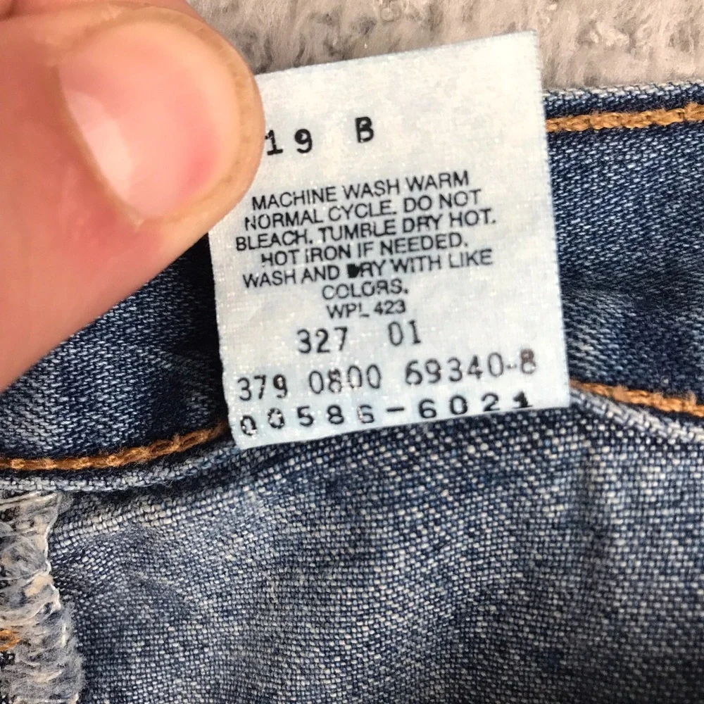 Levis Carpenter Jeans Mens 38 (36x32) Blue Baggy Vintage 90s Y2K Utility Skater